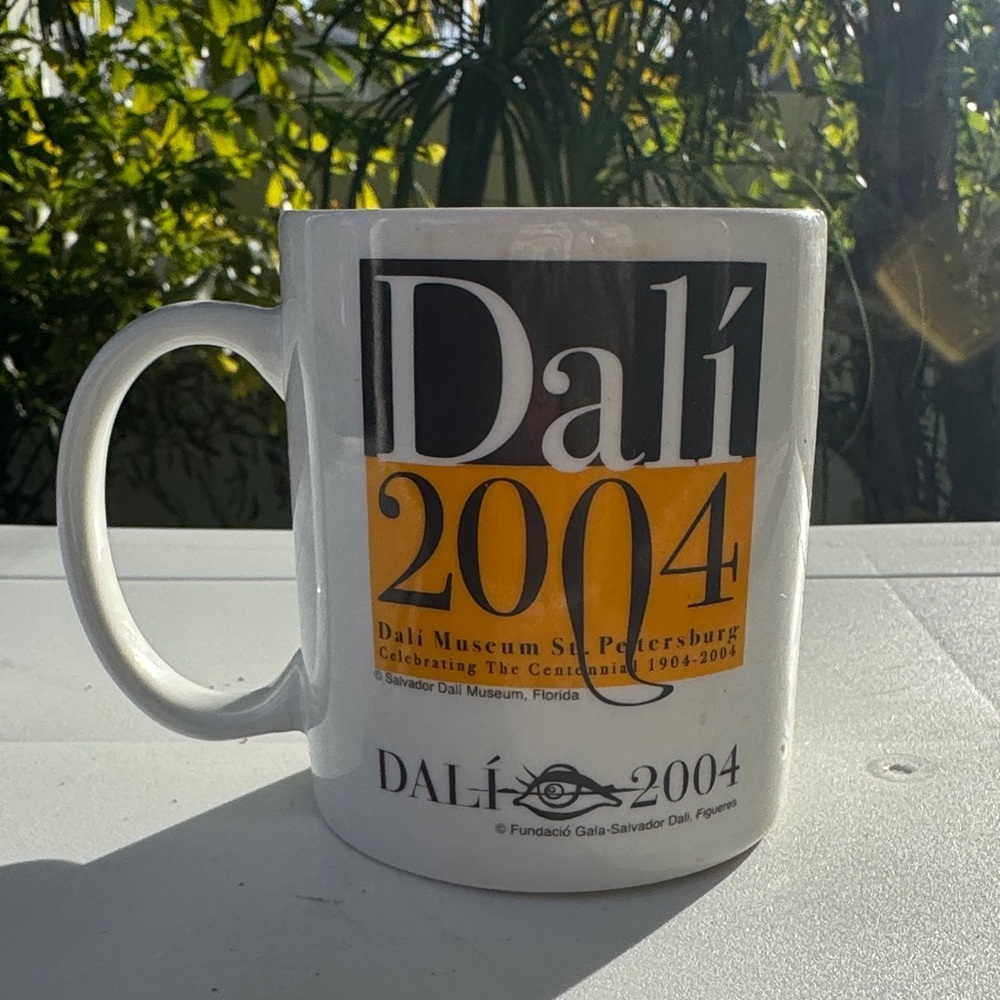 Salvador Dali 2004 Museum Mug